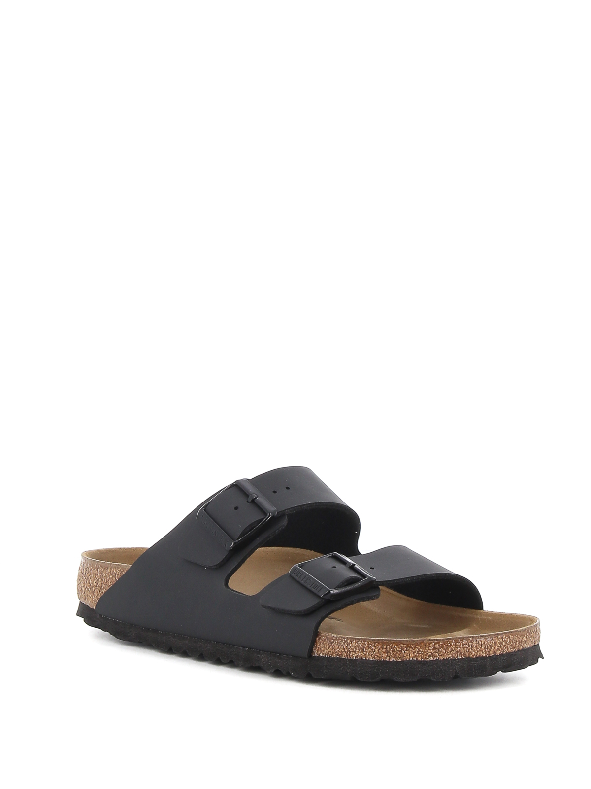 Shop Birkenstock Arizona Bs Sandals In Black