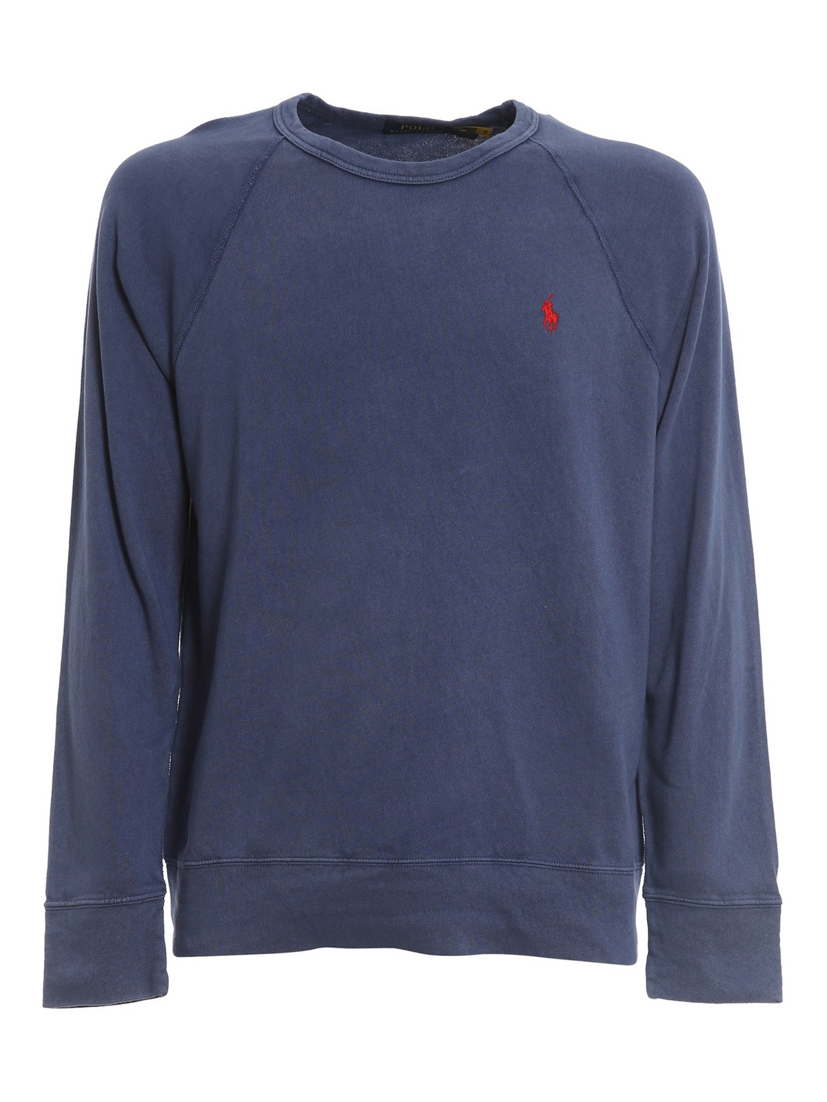 Polo Ralph Lauren Raglan Sleeve Sweatshirt In Blue