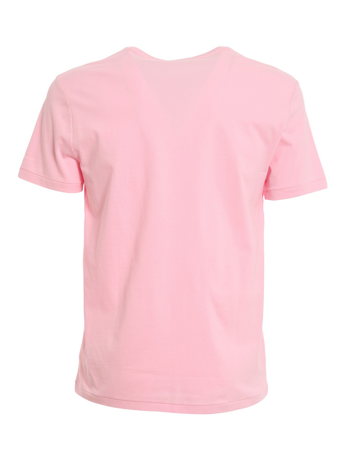 Shop Polo Ralph Lauren Logo Lettering Print T-shirt In Pink
