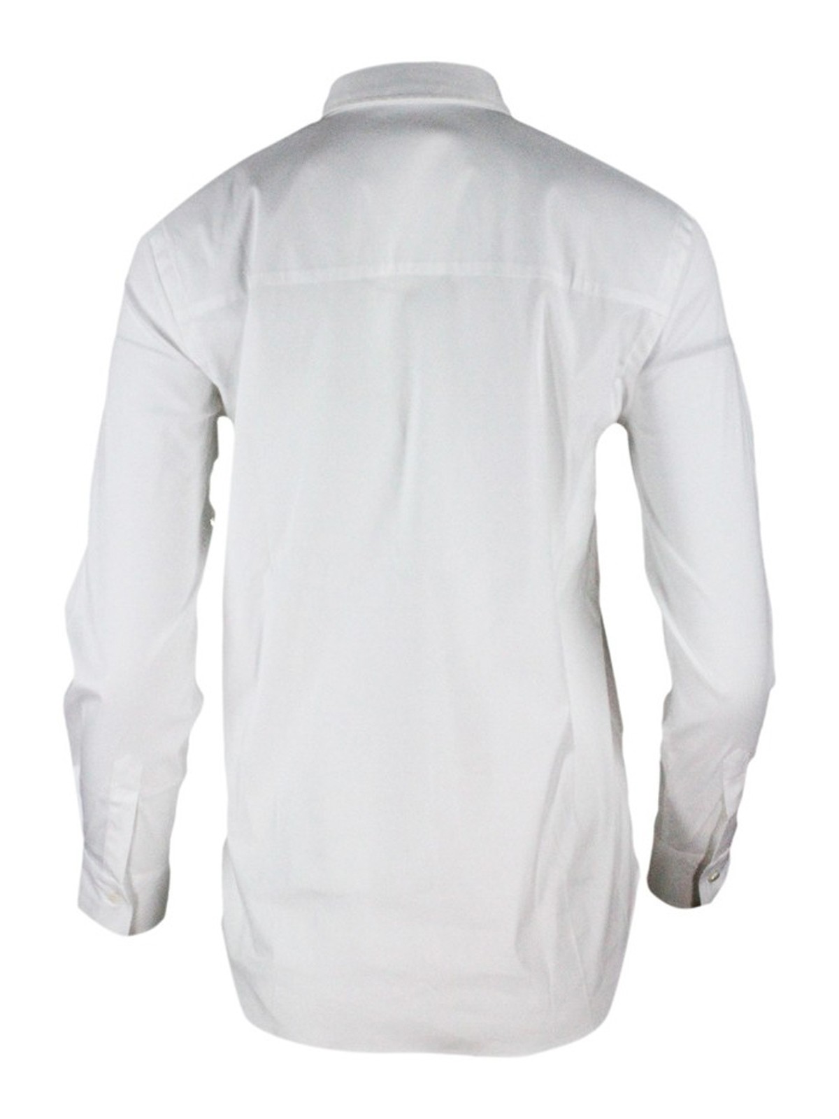 Shop Brunello Cucinelli Embellished Shirt In Blanco