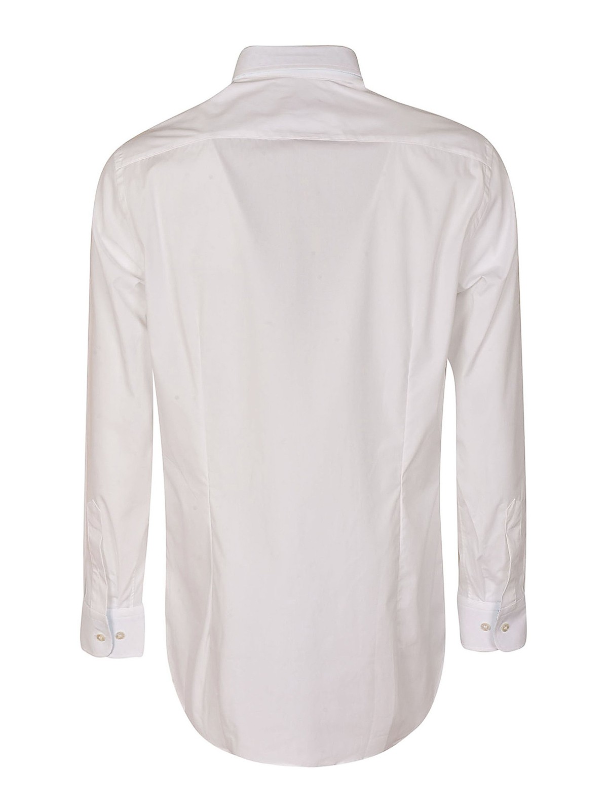 Shop Etro Cotton Shirt In White