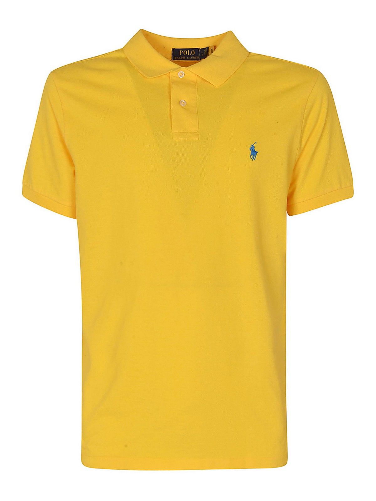 Polo Ralph Lauren Cotton Polo Shirt In Yellow
