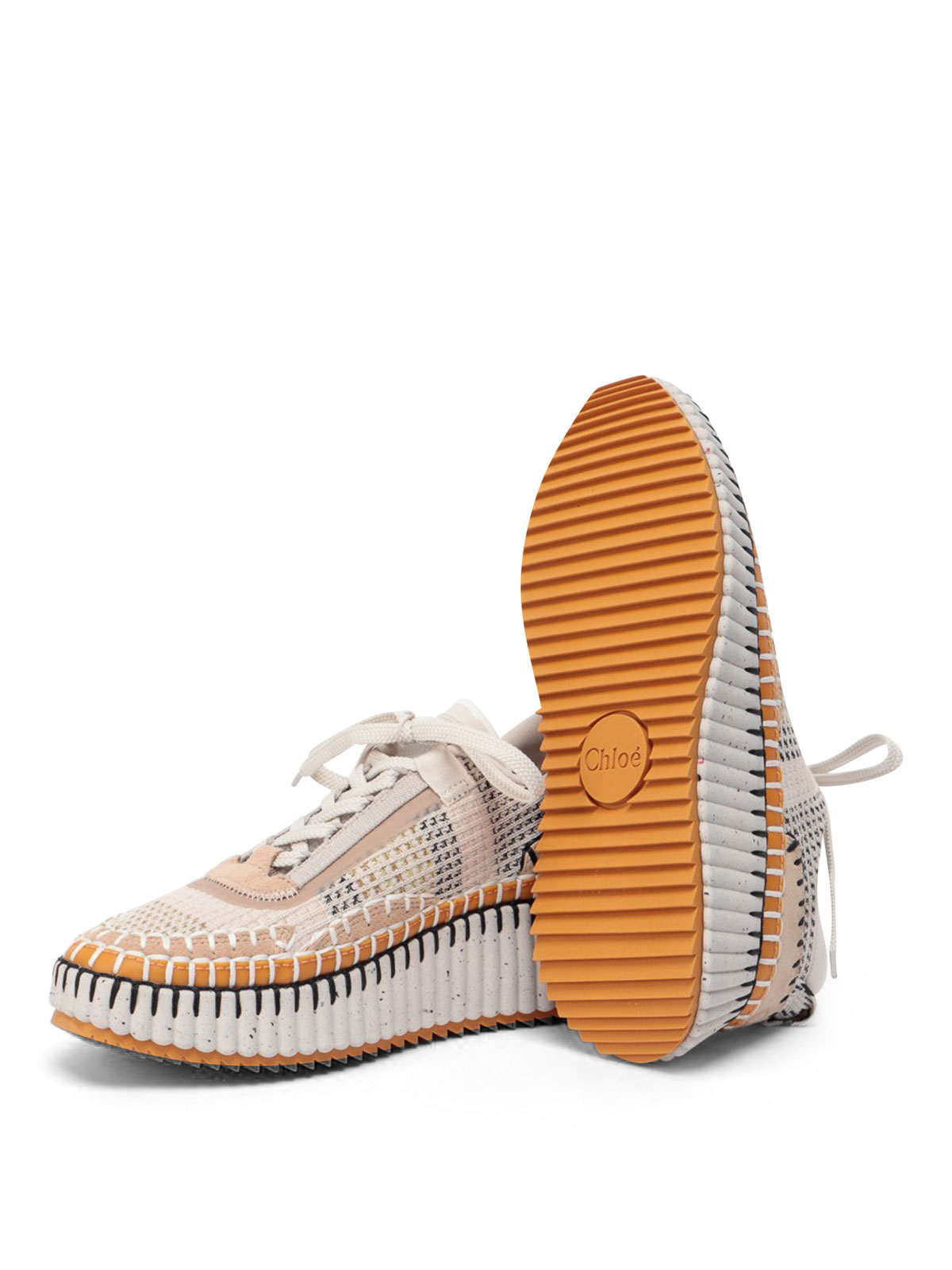 Shop Chloé Zapatos Con Cordones - Nama In Beis