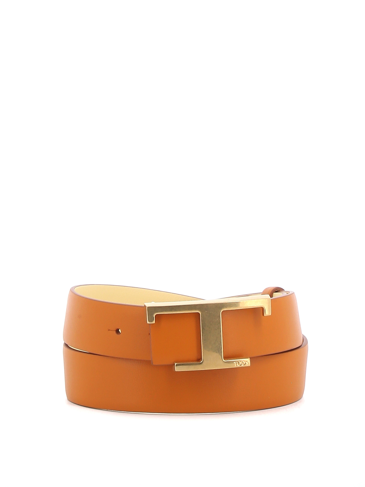 Tod's Branded Belt In Naranja
