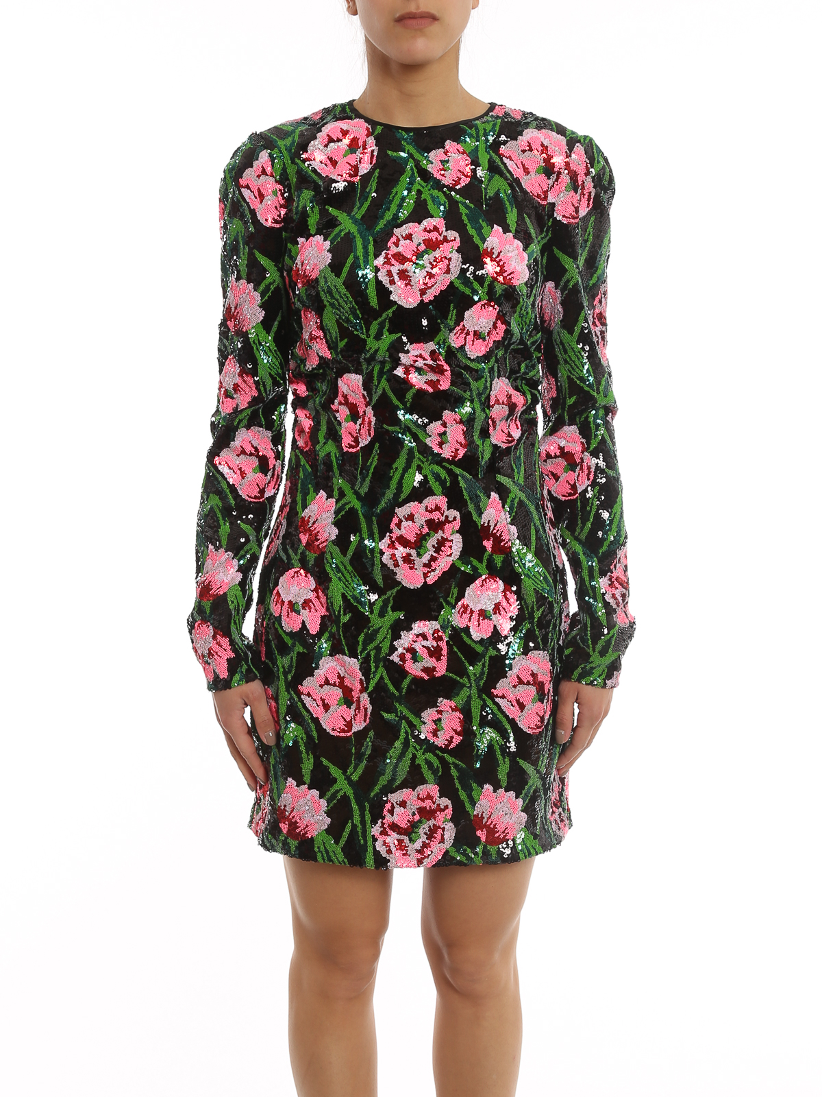 dolce and gabbana floral sequin dress Dolce & Gabbana