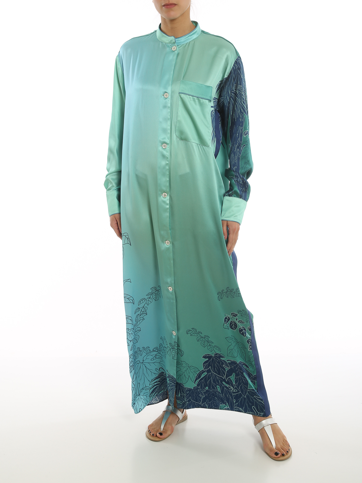 Shop F.r.s For Restless Sleepers Galene Dress In Verde