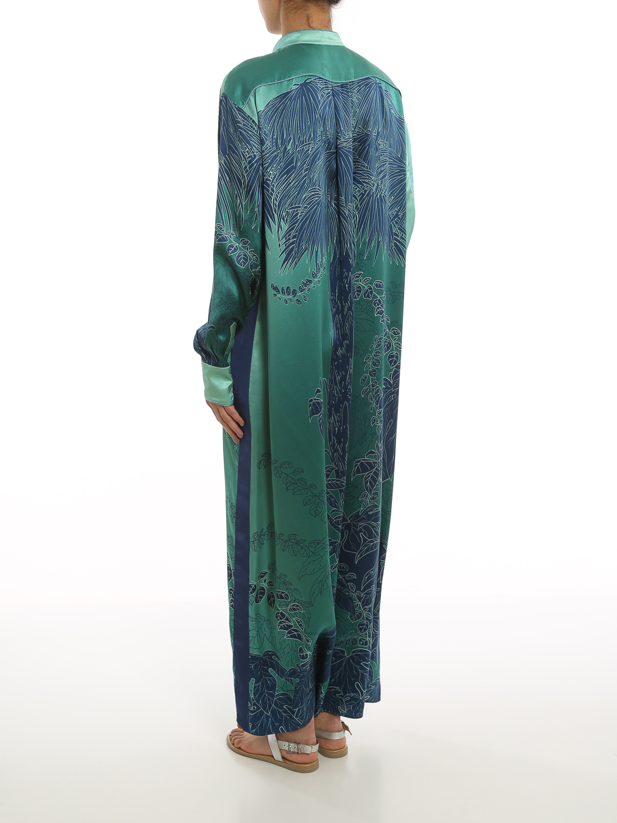 Shop F.r.s For Restless Sleepers Galene Dress In Verde