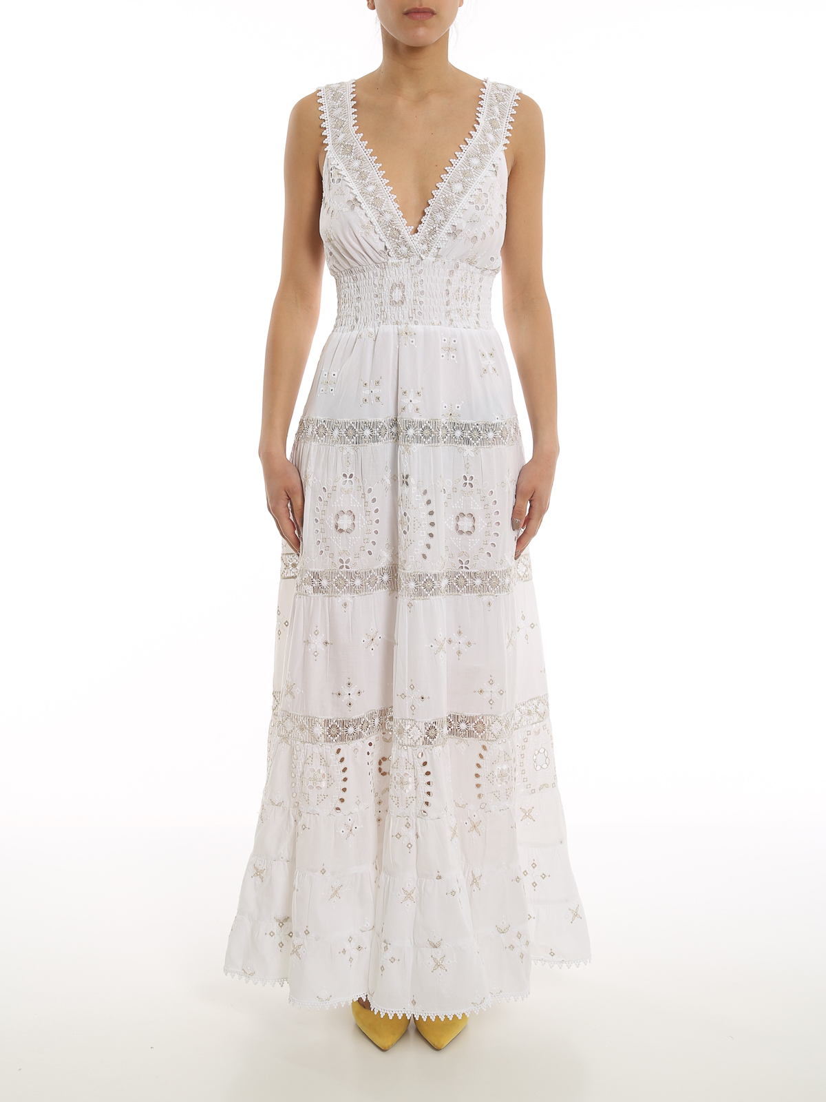 Temptation Positano Orlando dress - White|ORLANDOGOLDBIANCO Temptation Positano Orlando dress - White|ORLANDOGOLDBIANCO
