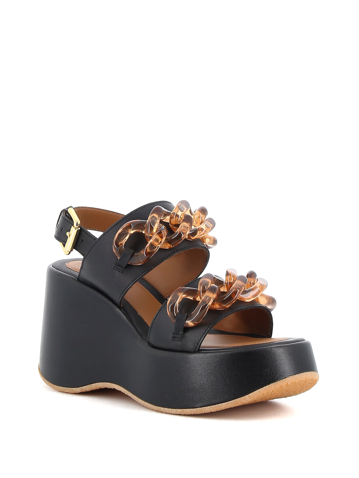 Shop See By Chloé Mahe Sandals In Negro
