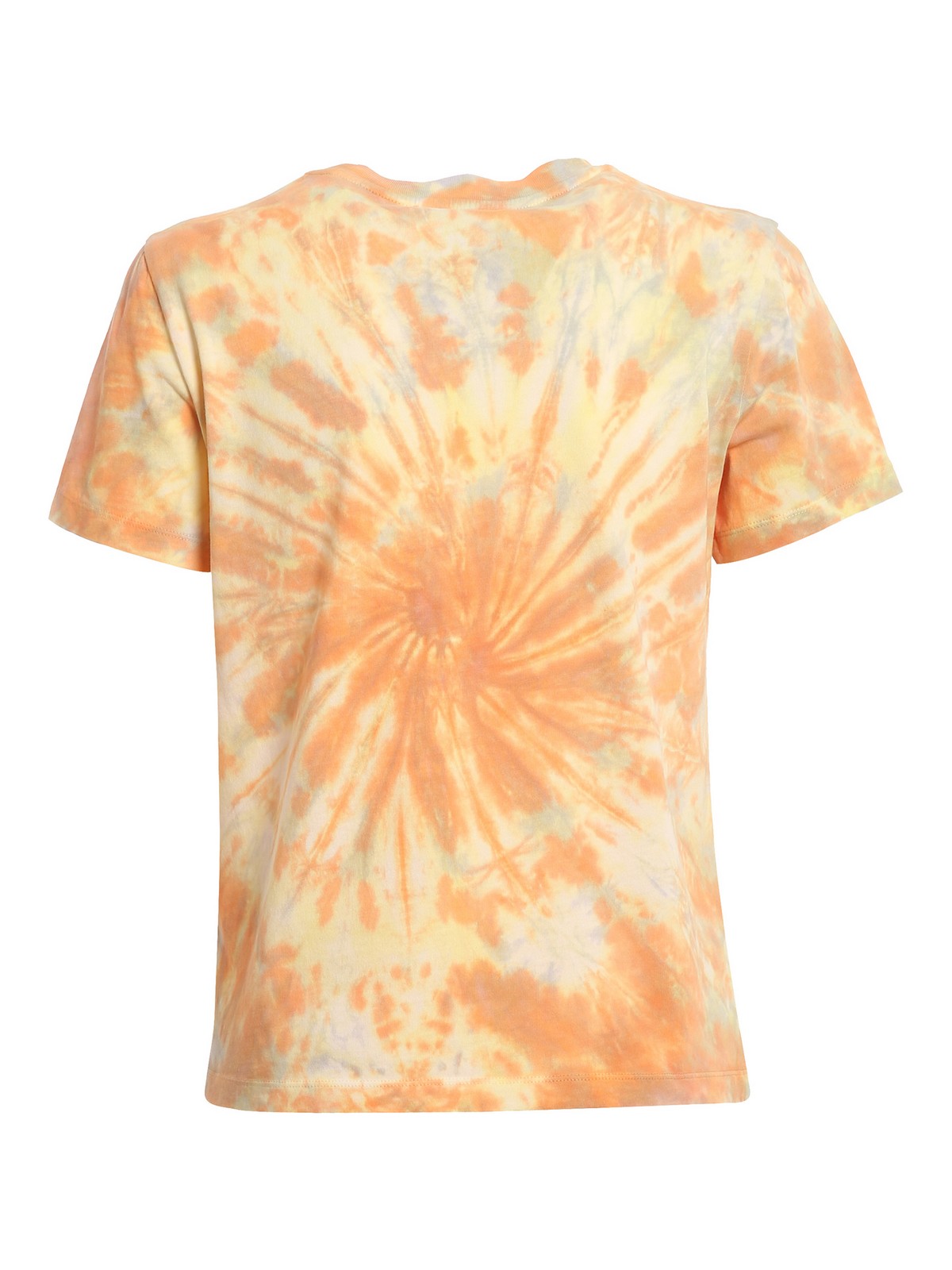Shop Kenzo Tie-dye T-shirt In Orange