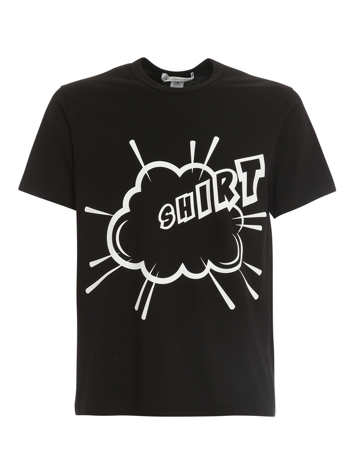 Comme Des Garçons Shirt Cloud T-shirt In Black