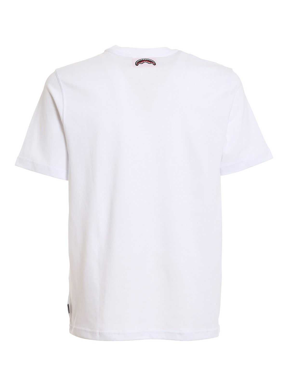Shop Sprayground Camiseta - Blanco In White