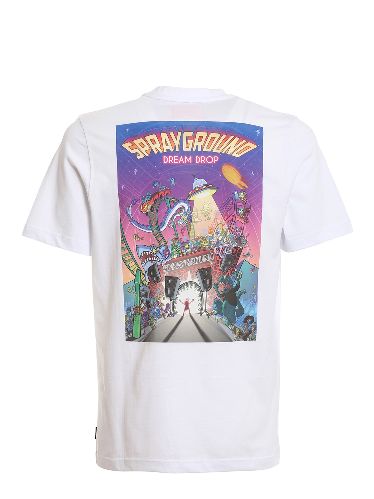Shop Sprayground Printed T-shirt In White