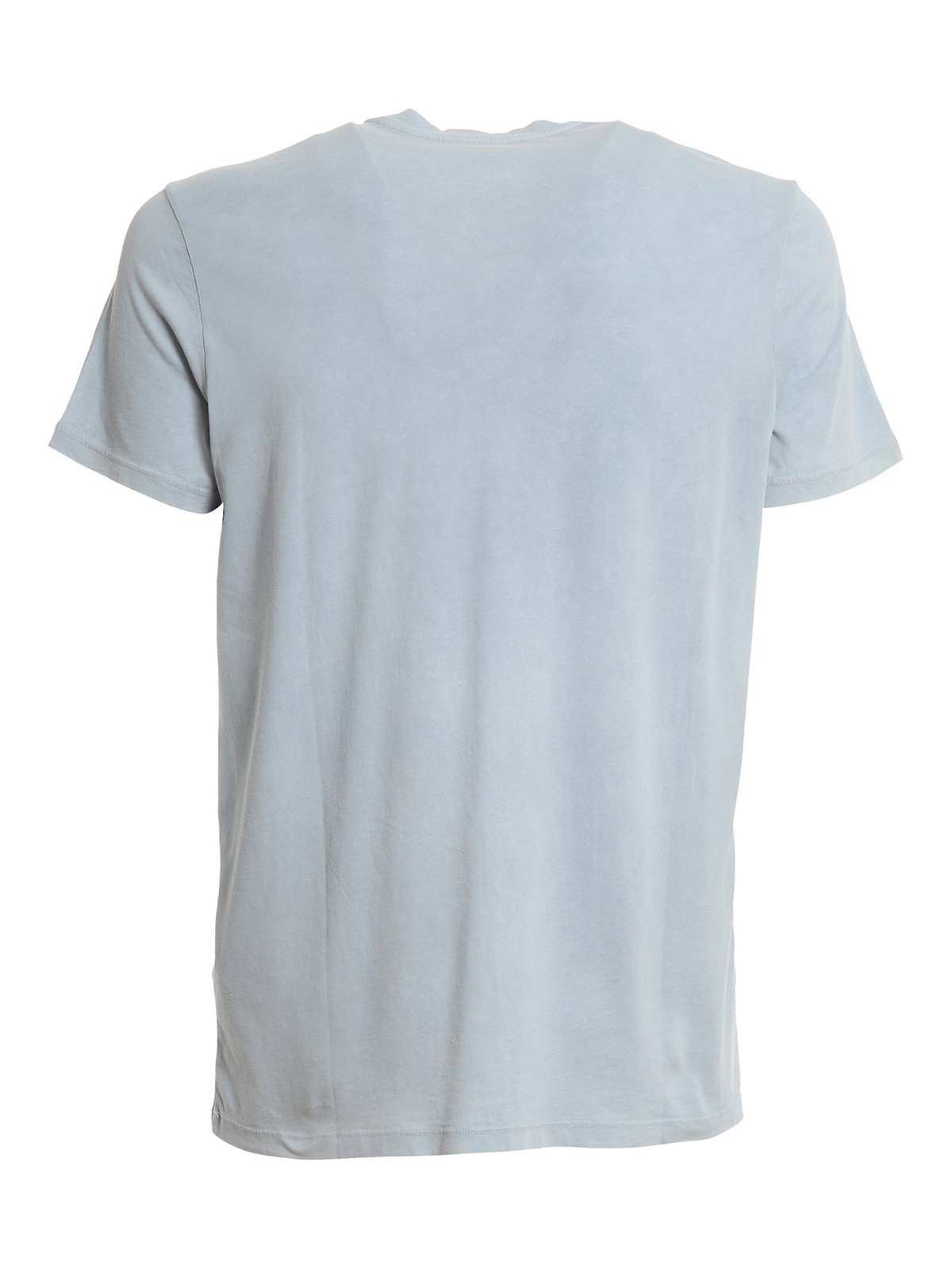 Harold Cotton / Elastane short-sleeved round-neck T-shirt - Majestic  Filatures