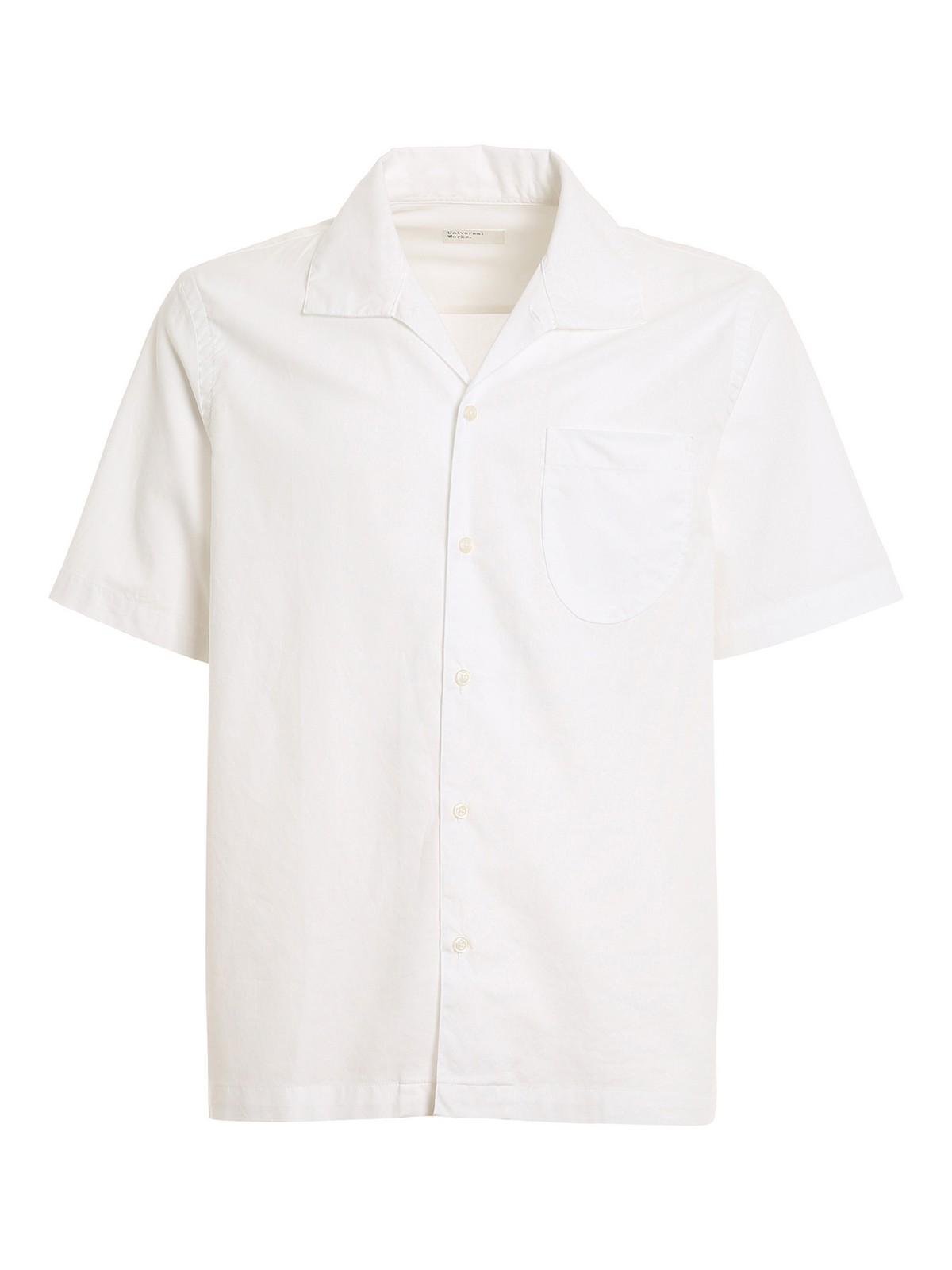 Universal Works Organic Cotton Shirt In White