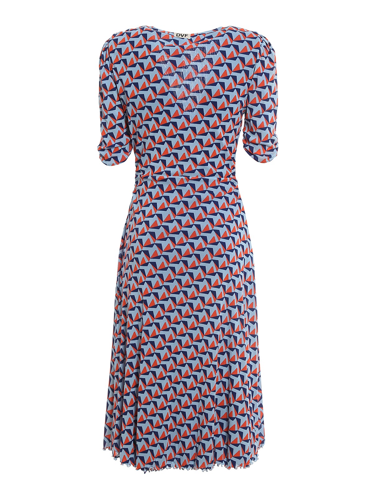 white collar dress women White Mandarin Collar Button Mini Dress main image 1