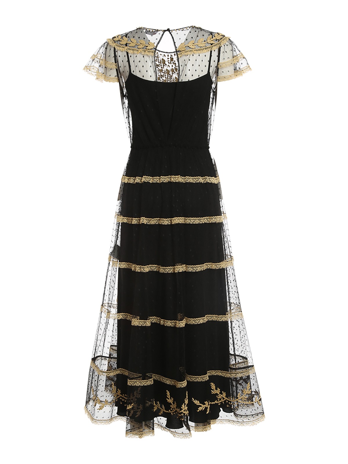 tiered floral lace printed chiffon dress Beige Chiffon Animal Print Tiered Maternity Midi Dress – PinkBlush main image 1