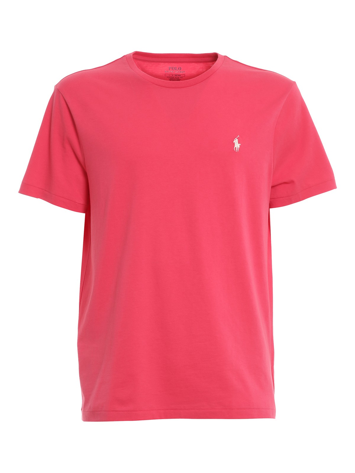 Polo Ralph Lauren Logo Embroidery T-shirt In Pink