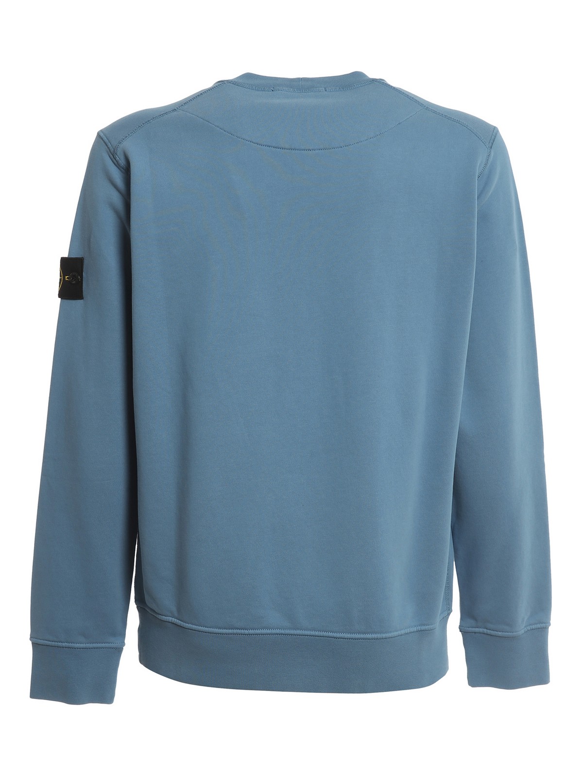 Cotton Jersey Stone Island Avio Blue Sweatshirt Stone Island
