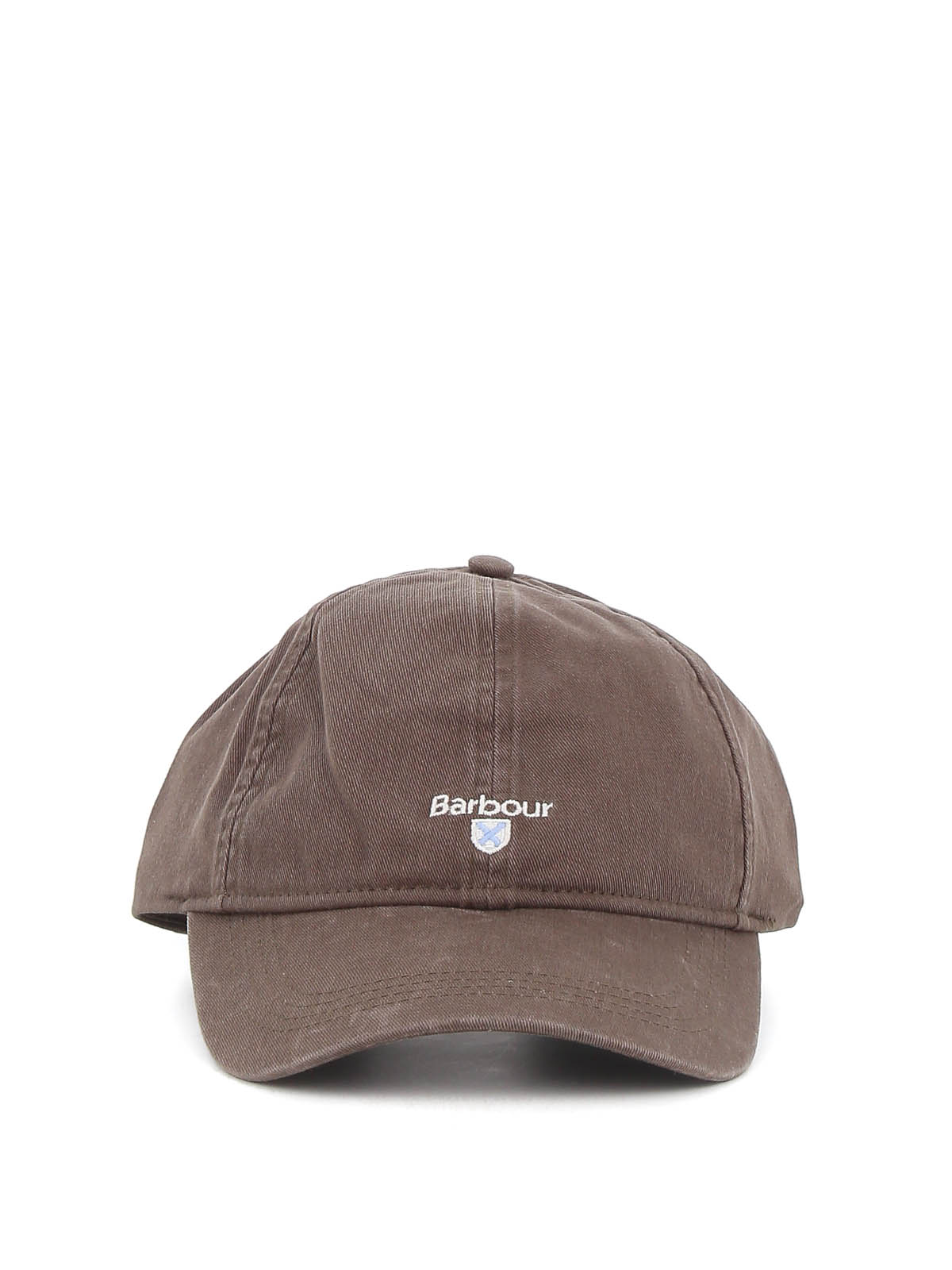 Barbour Logo Embroidery Cap In Brown