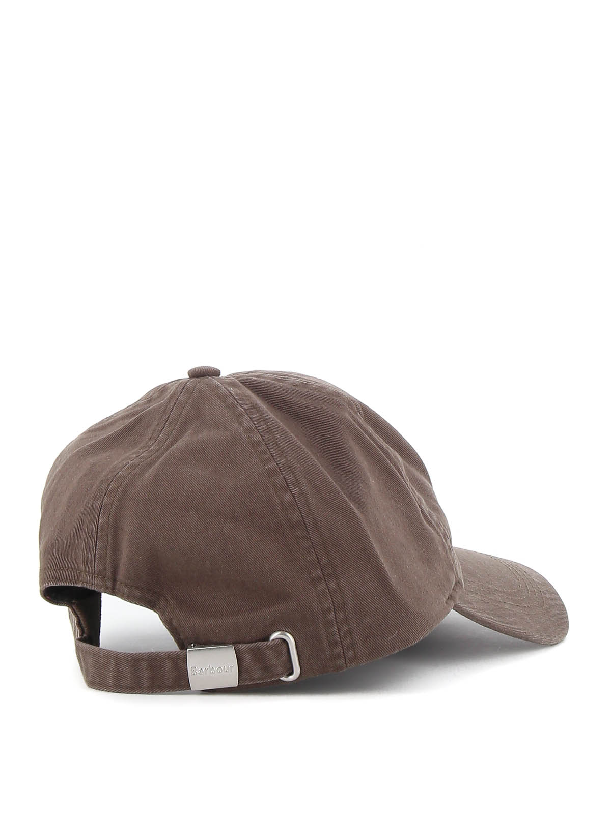 Shop Barbour Logo Embroidery Cap In Brown