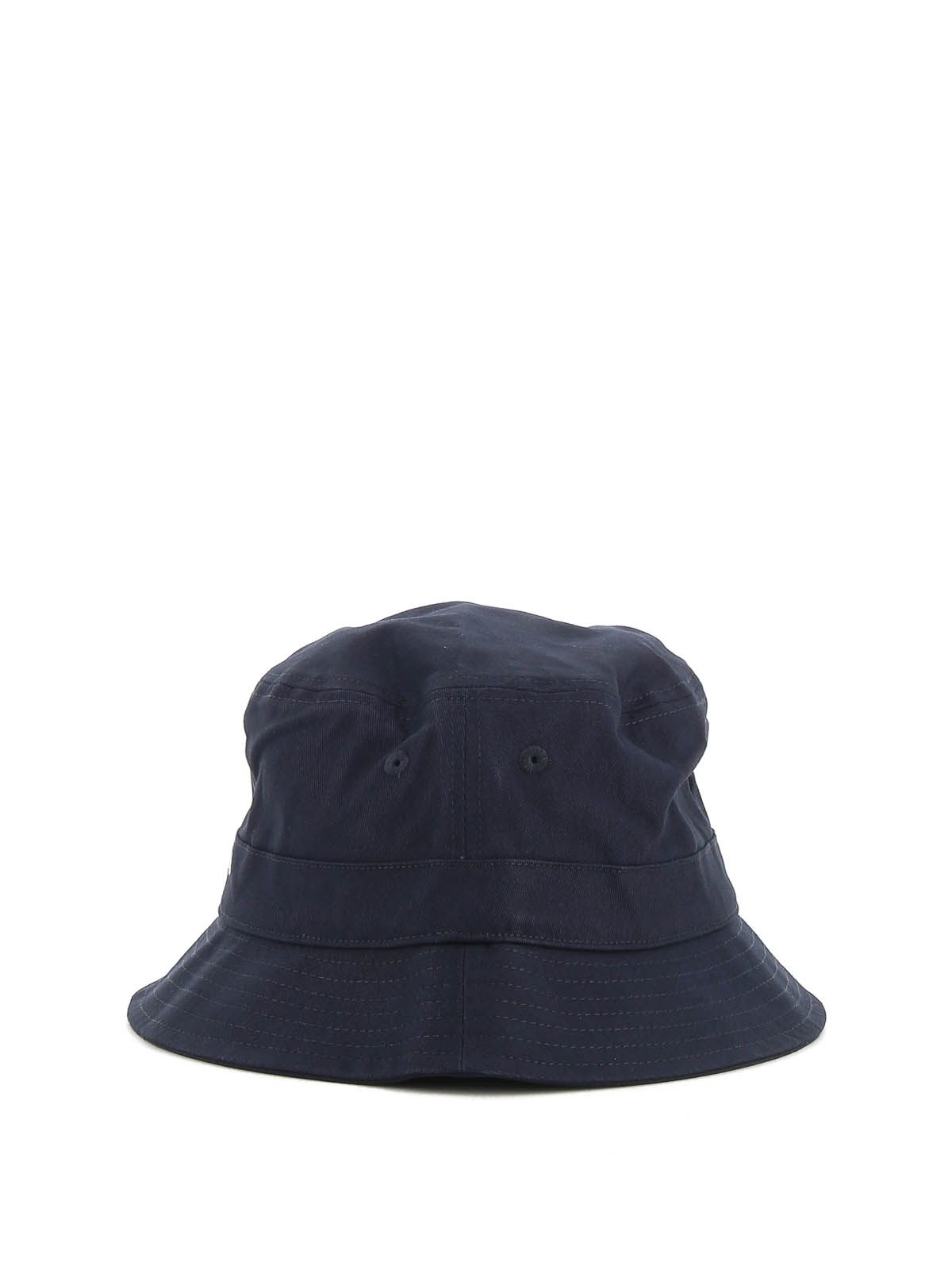 Shop Barbour Logo Embroidery Bucket Hat In Blue