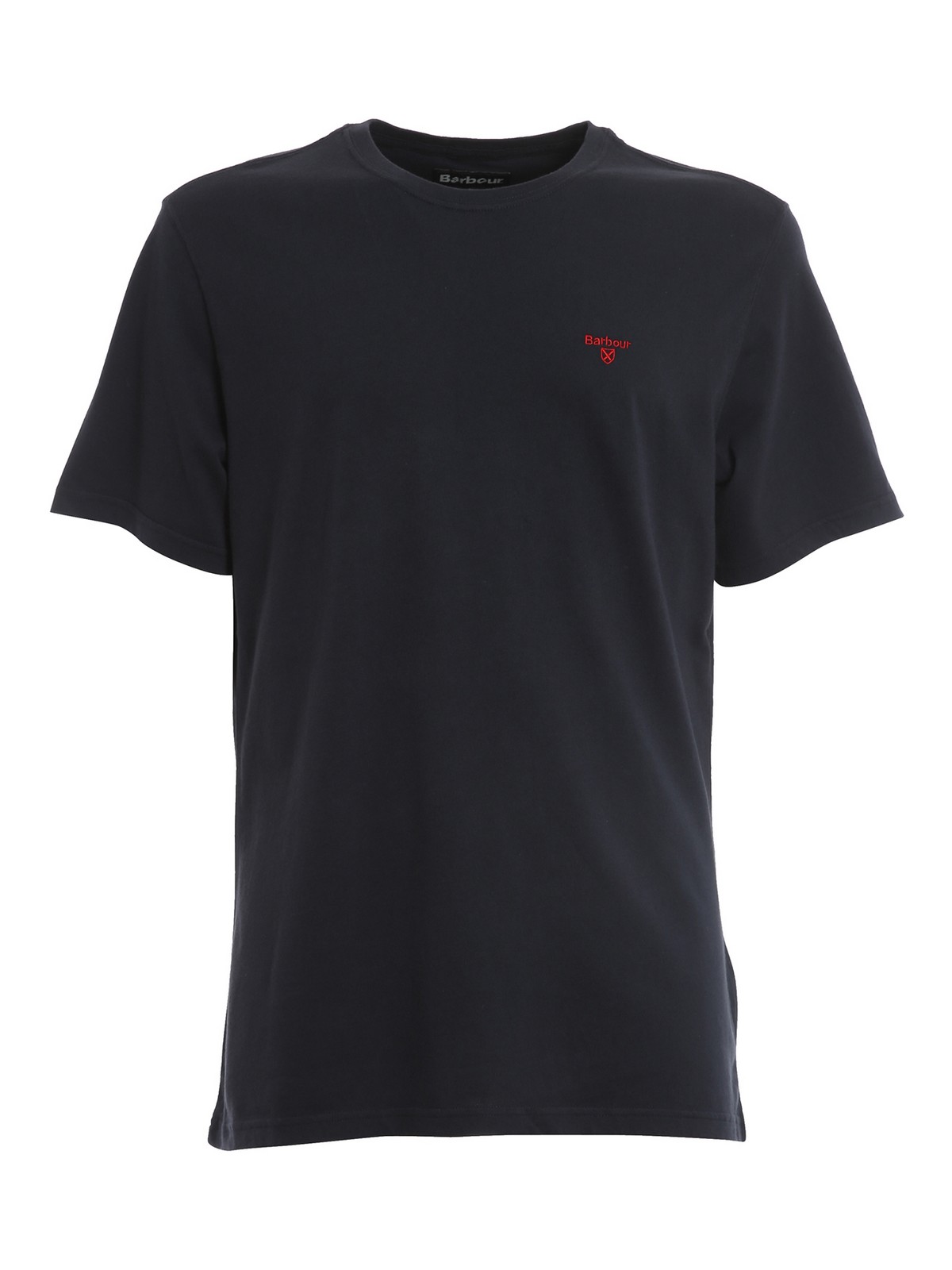 Barbour Logo Embroidery T-shirt In Blue