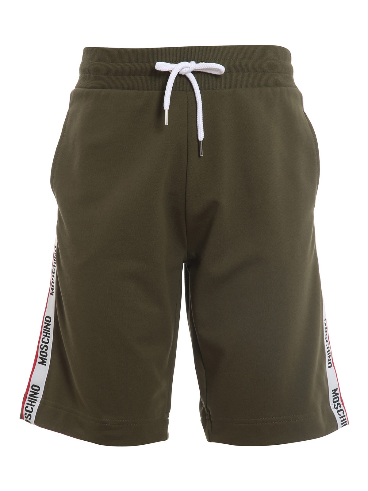 Moschino Pantaloni della tuta corti con bande logo 430681020430