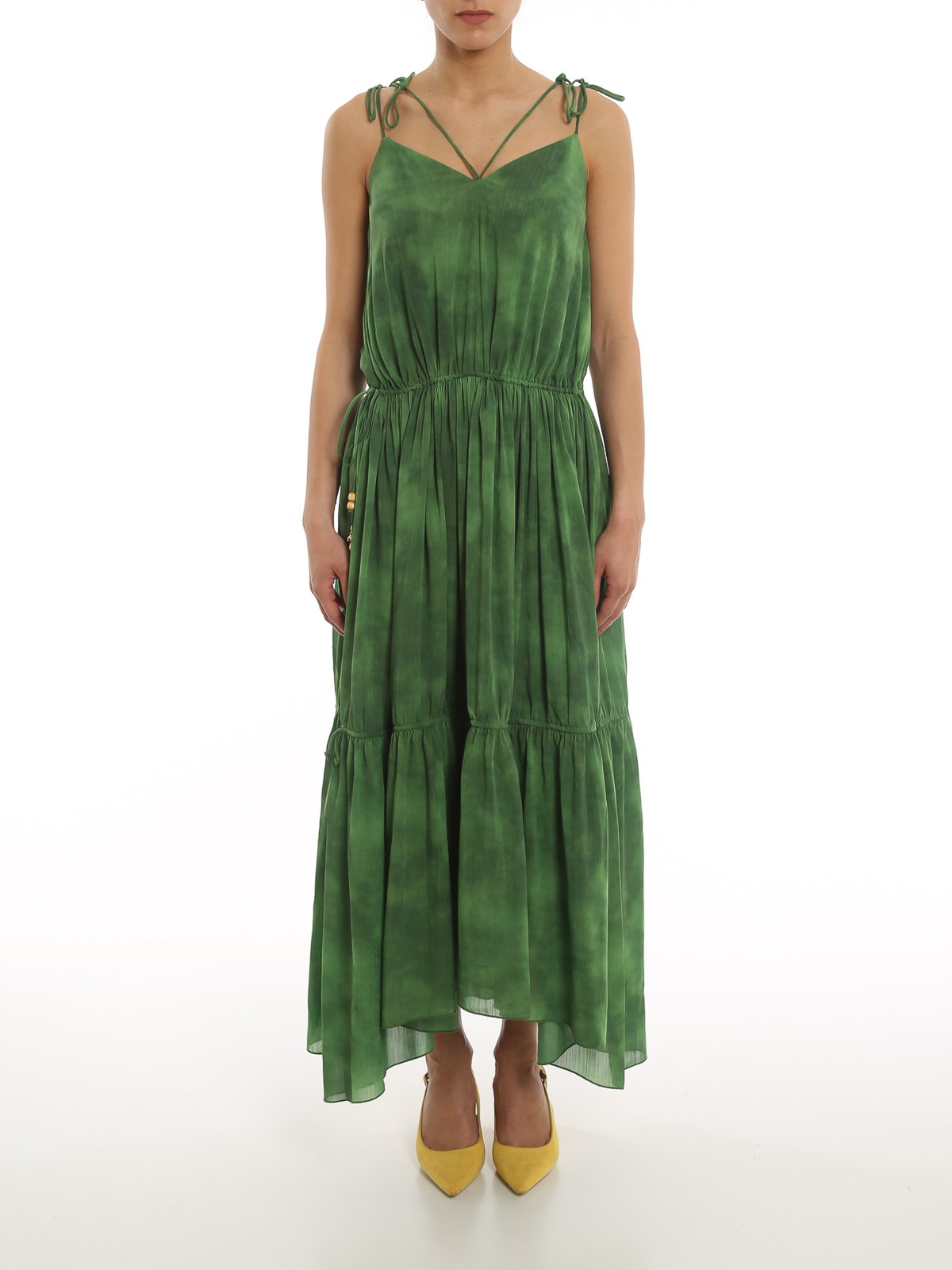 garden party green dress Sage Garden Party Maxi Dress – Elegant & Chic EMERALD / 2X main image 1