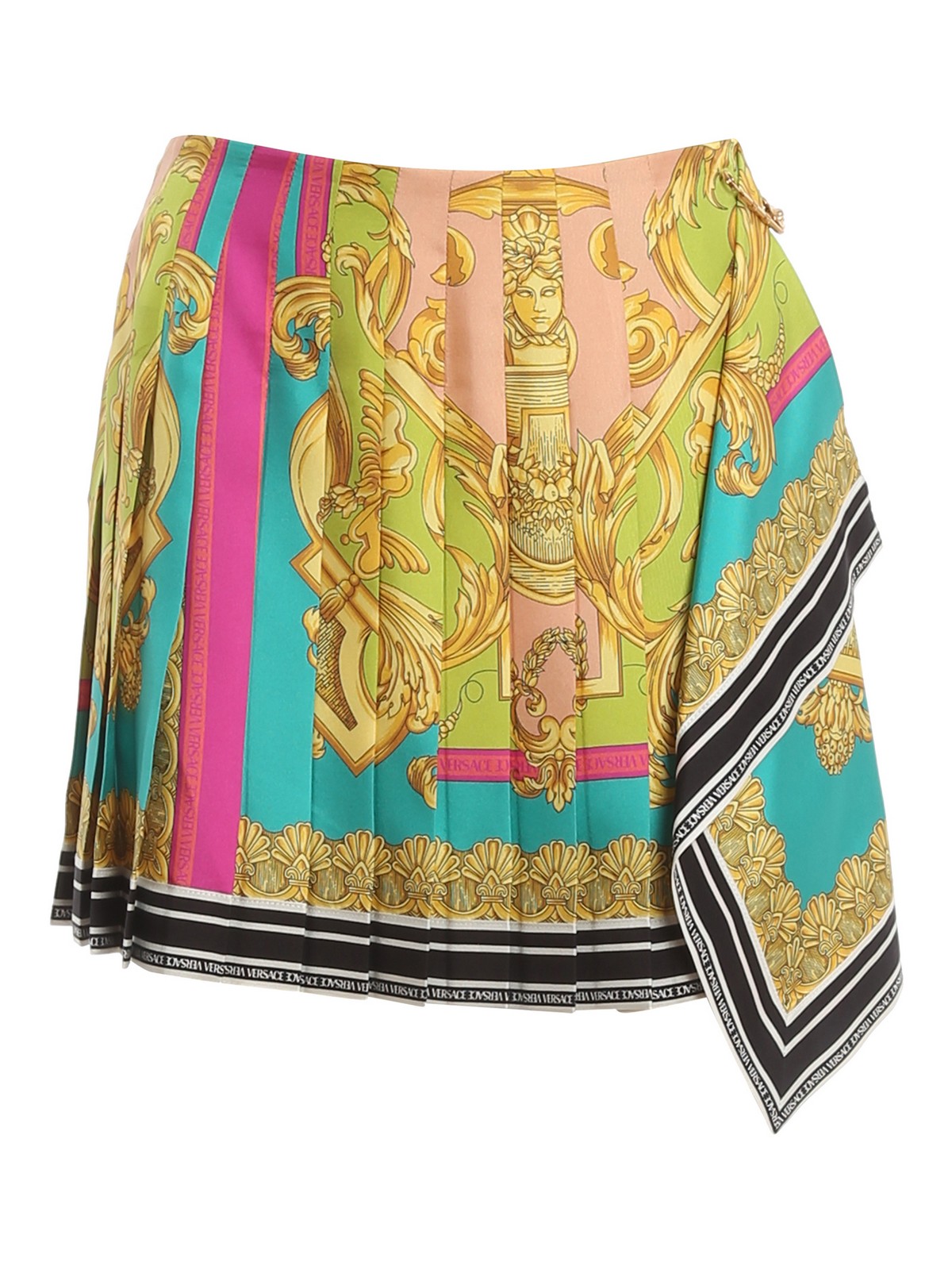【versace】Baroque テリービーチスカート Gianni Versace Tropical Baroque Printed Skirt Suit