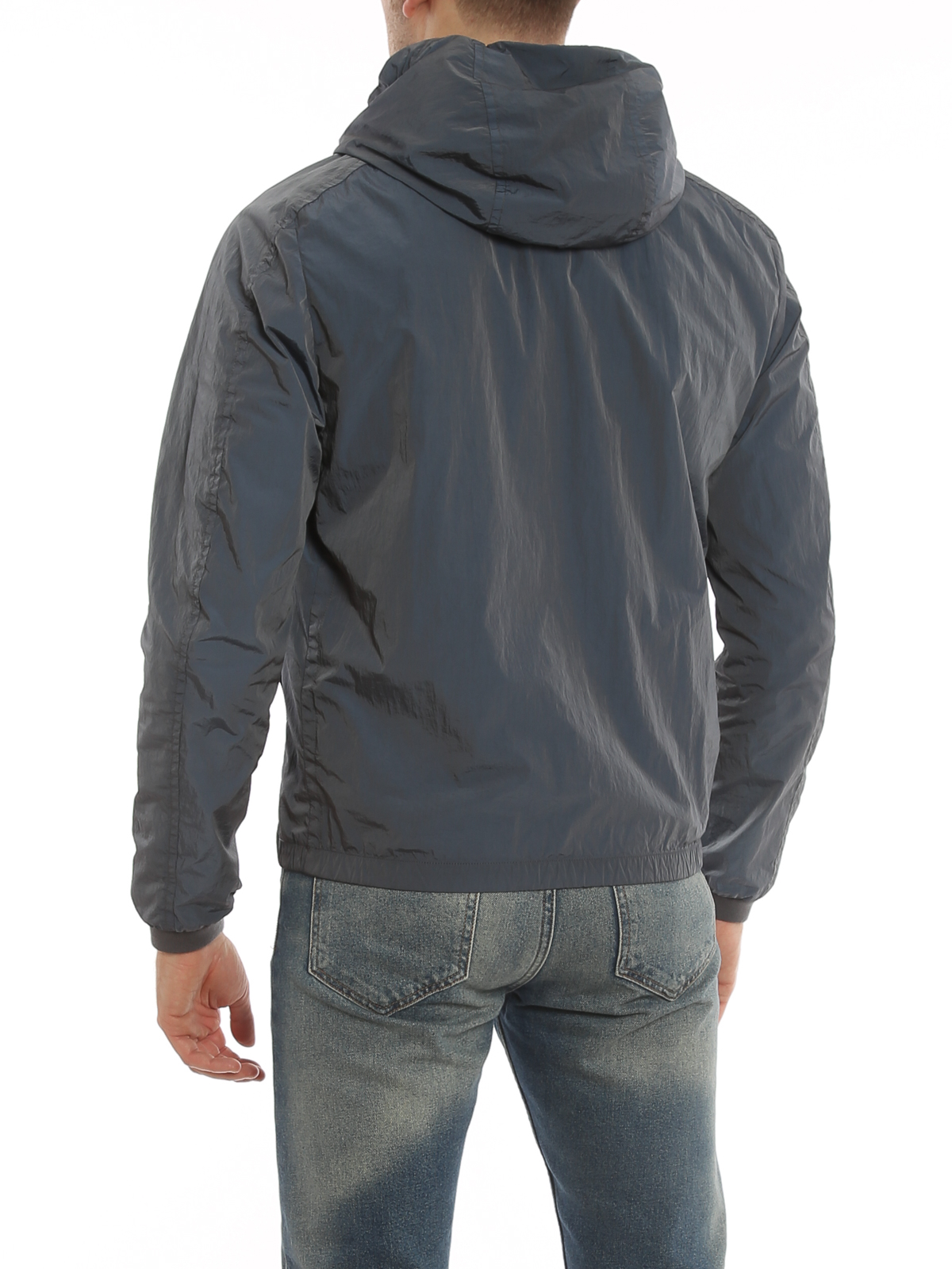 Moorer Albori hooded jacket - Grey - Men