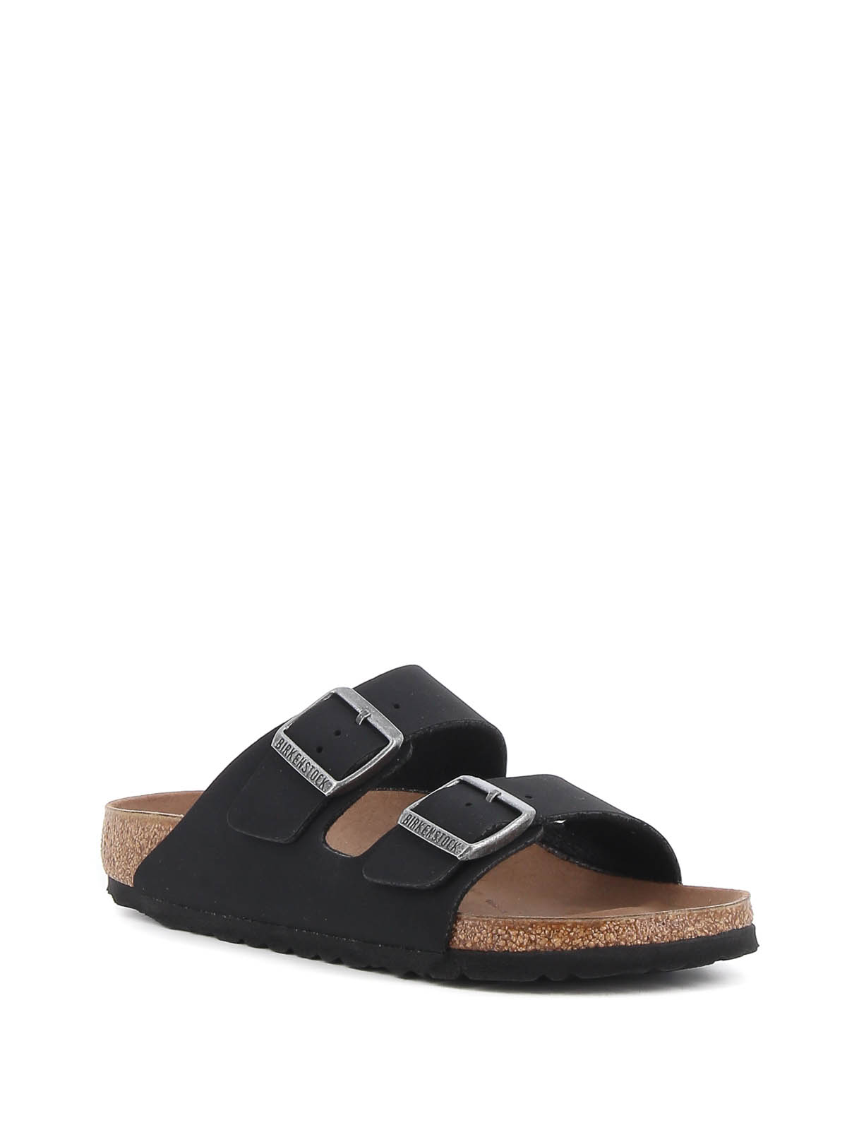 Shop Birkenstock Arizona Bs Sandals In Black