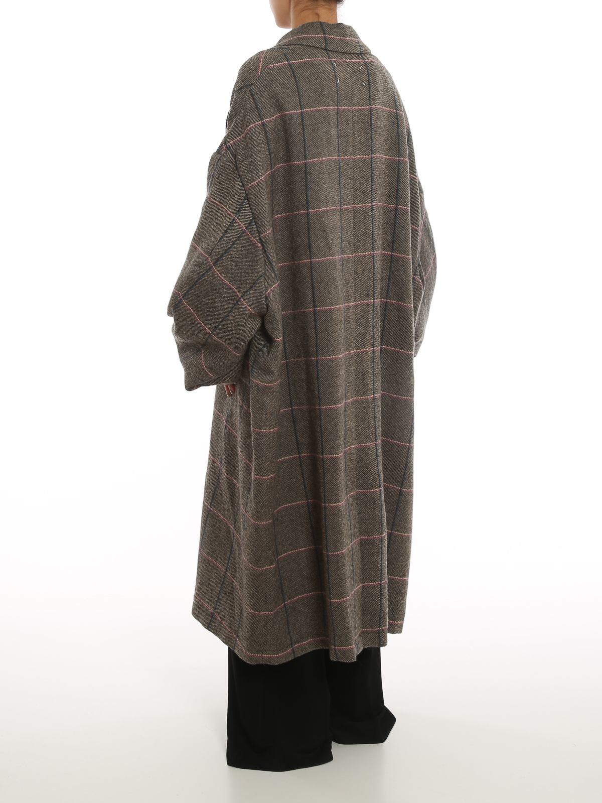 Knee length coats Maison Margiela - Checked coat - S51AA0308S54769727F