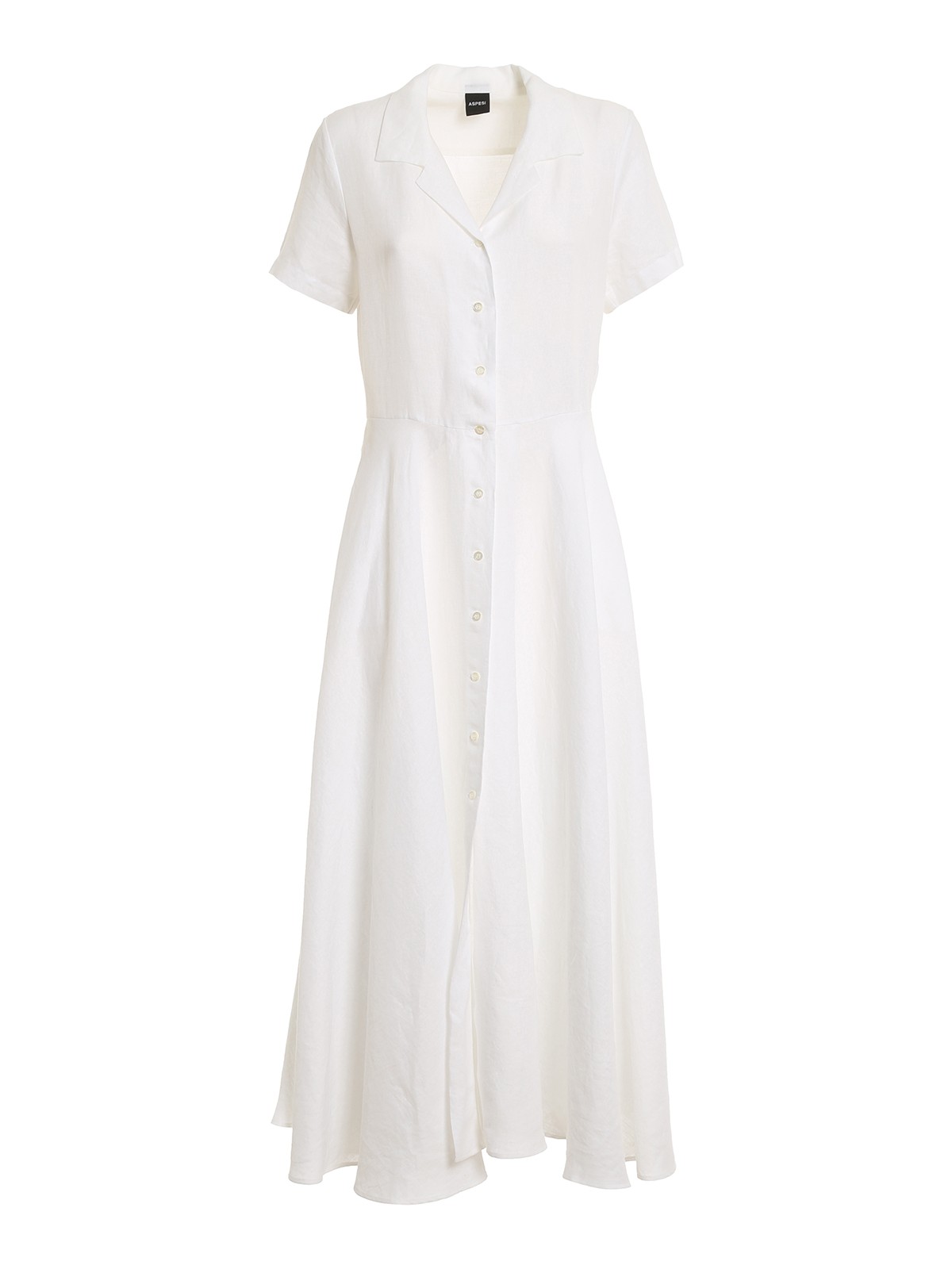 Aspesi Linen shirt dress - White - Women|G2907C19585072