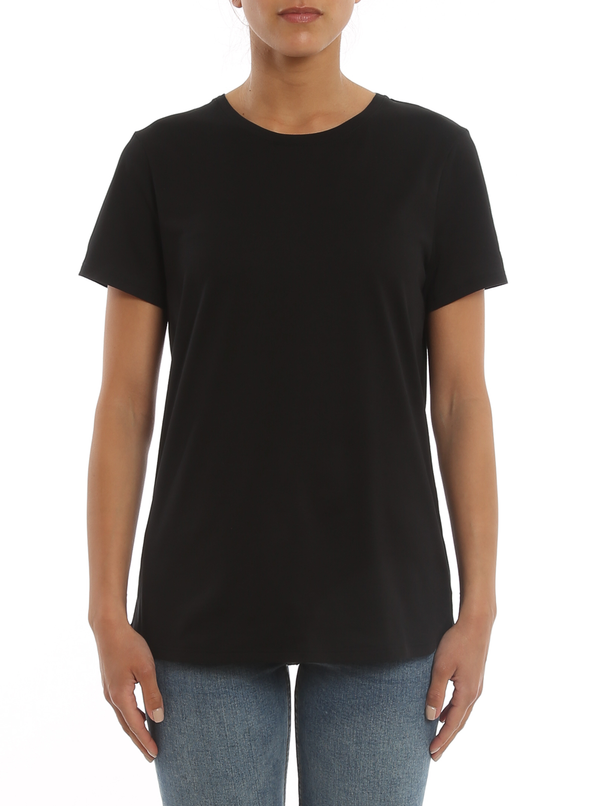 Shop Purotatto Cotton Jersey T-shirt In Black