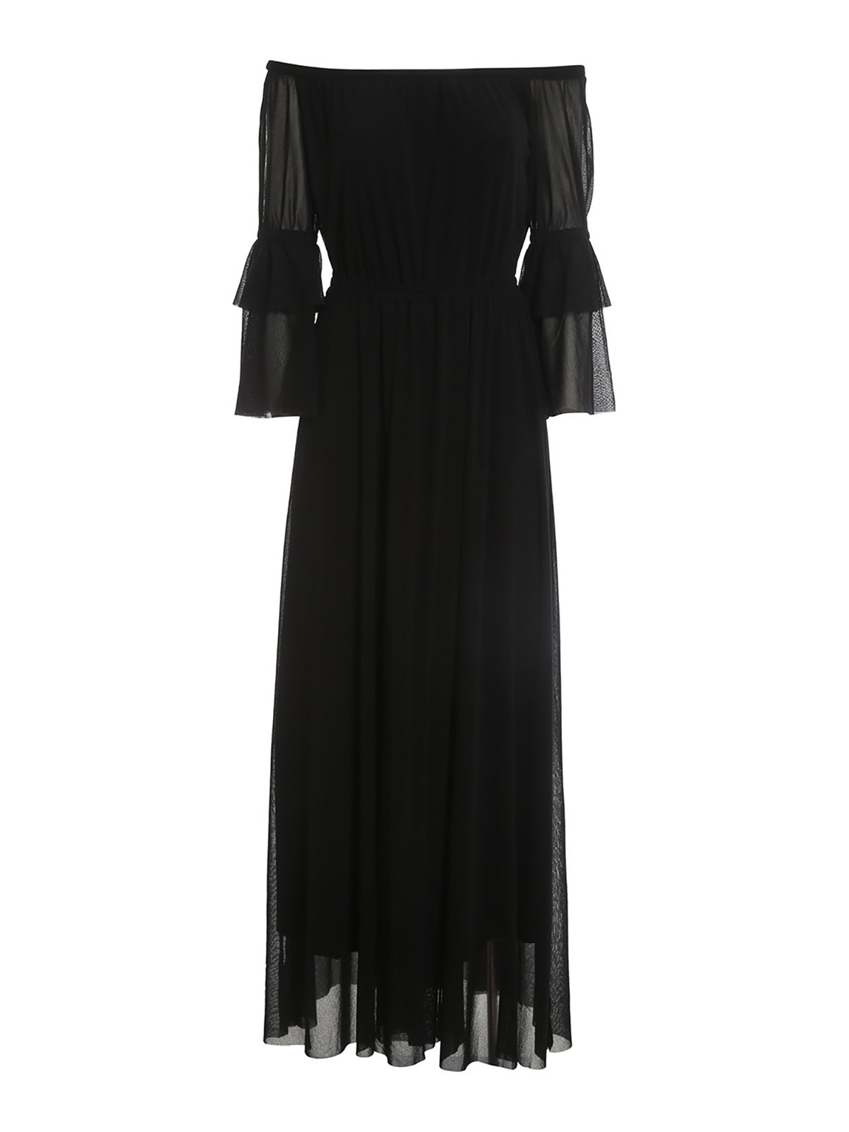 fuzzi maxi dress Fuzzi Off-the-Shoulder Maxi Dress