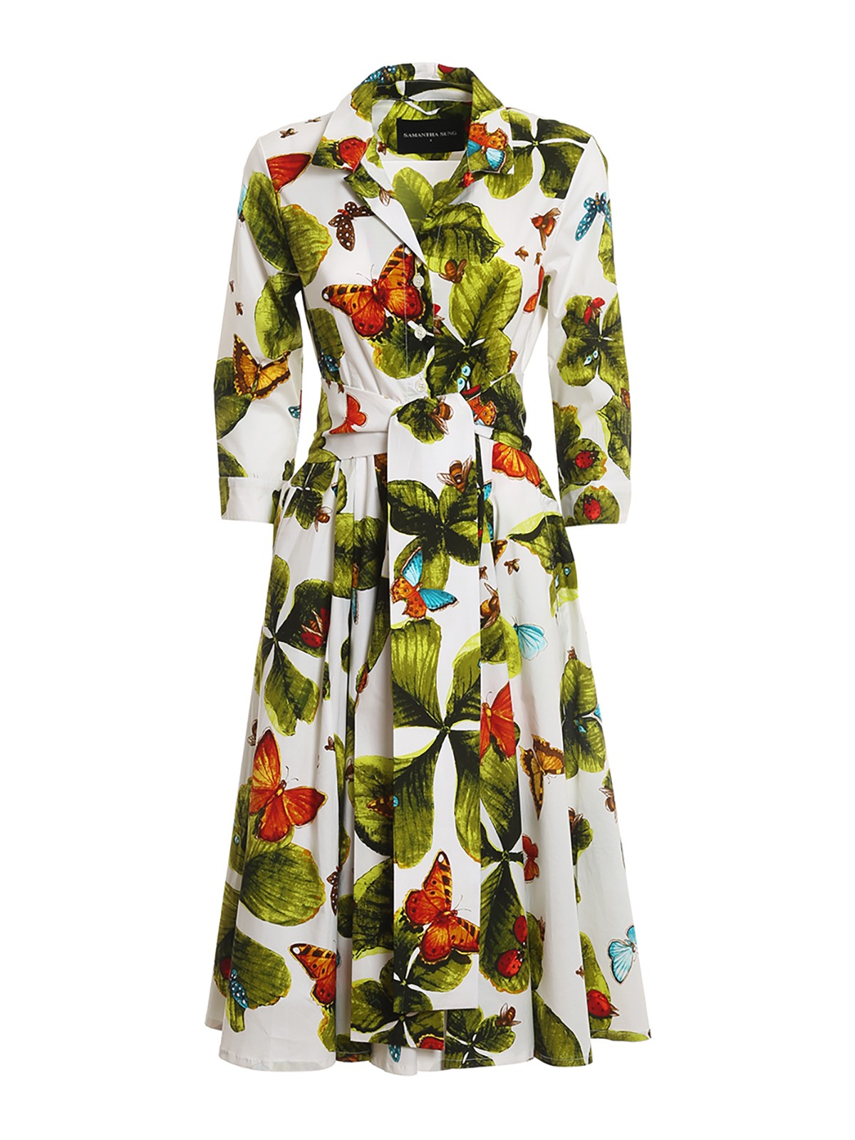 Cocktail dresses Samantha Sung Lauren dress LAURENDRESSWHITEGREEN