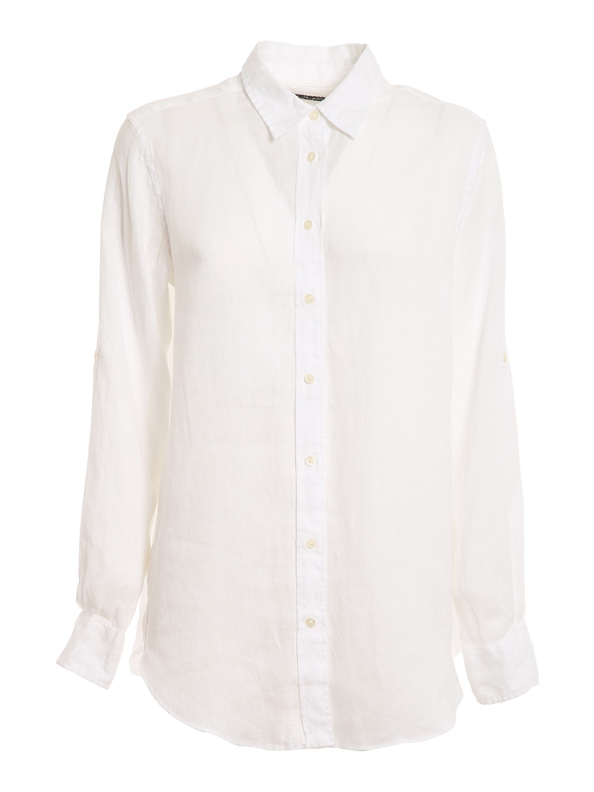 Lauren Ralph Lauren Linen Shirt In White
