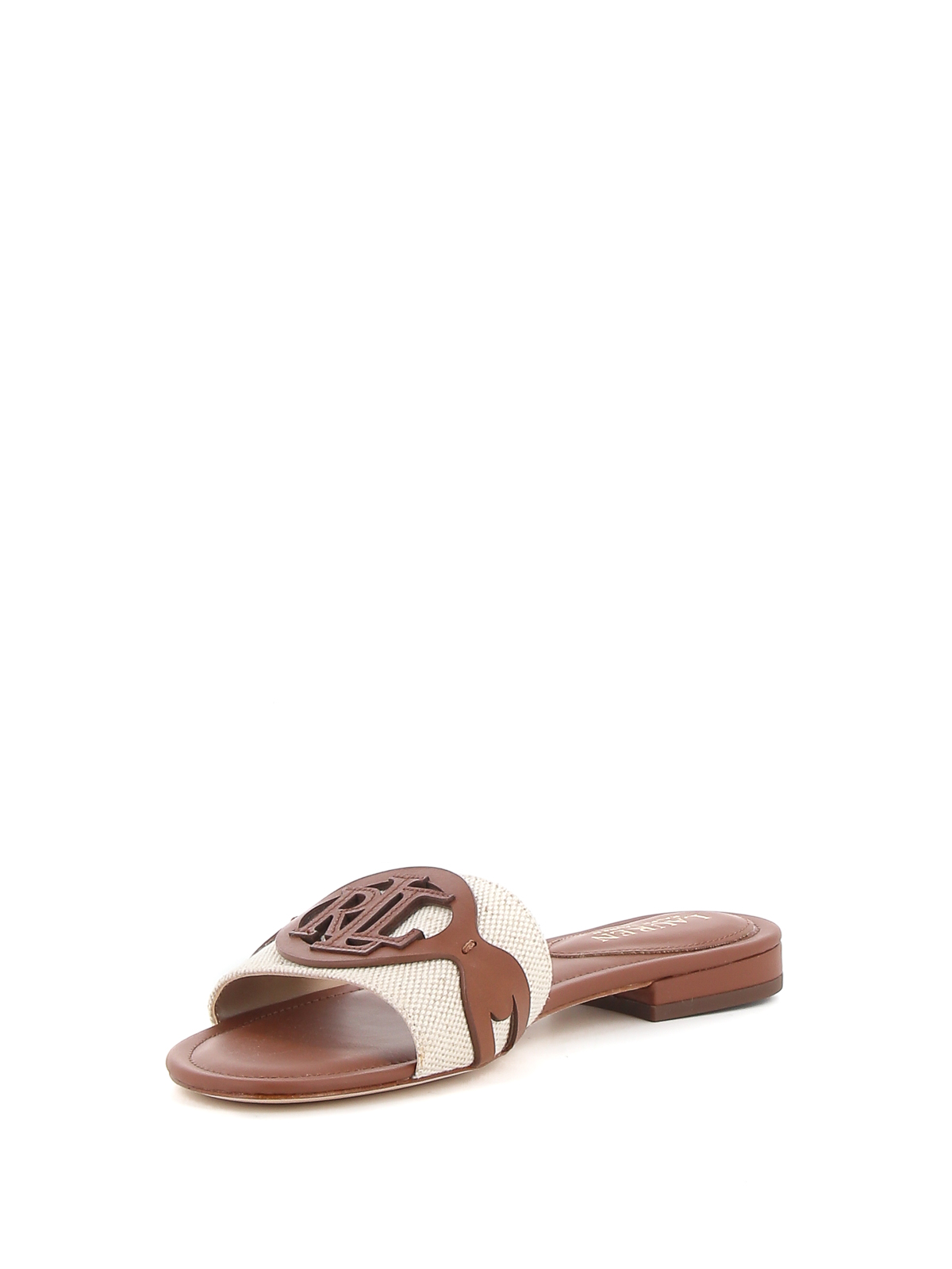 Shop Lauren Ralph Lauren Alegra Sandals In Brown