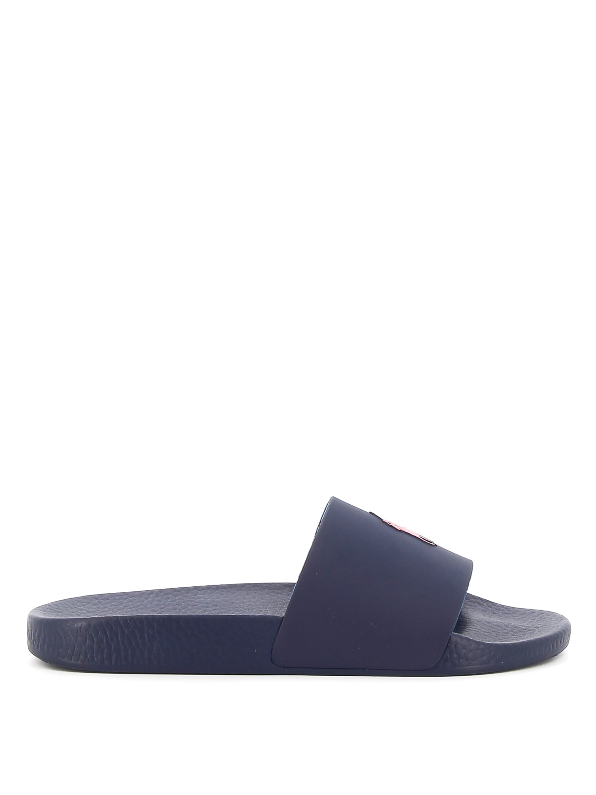Shop Polo Ralph Lauren Sandalias - Polo Slide In Dark Blue