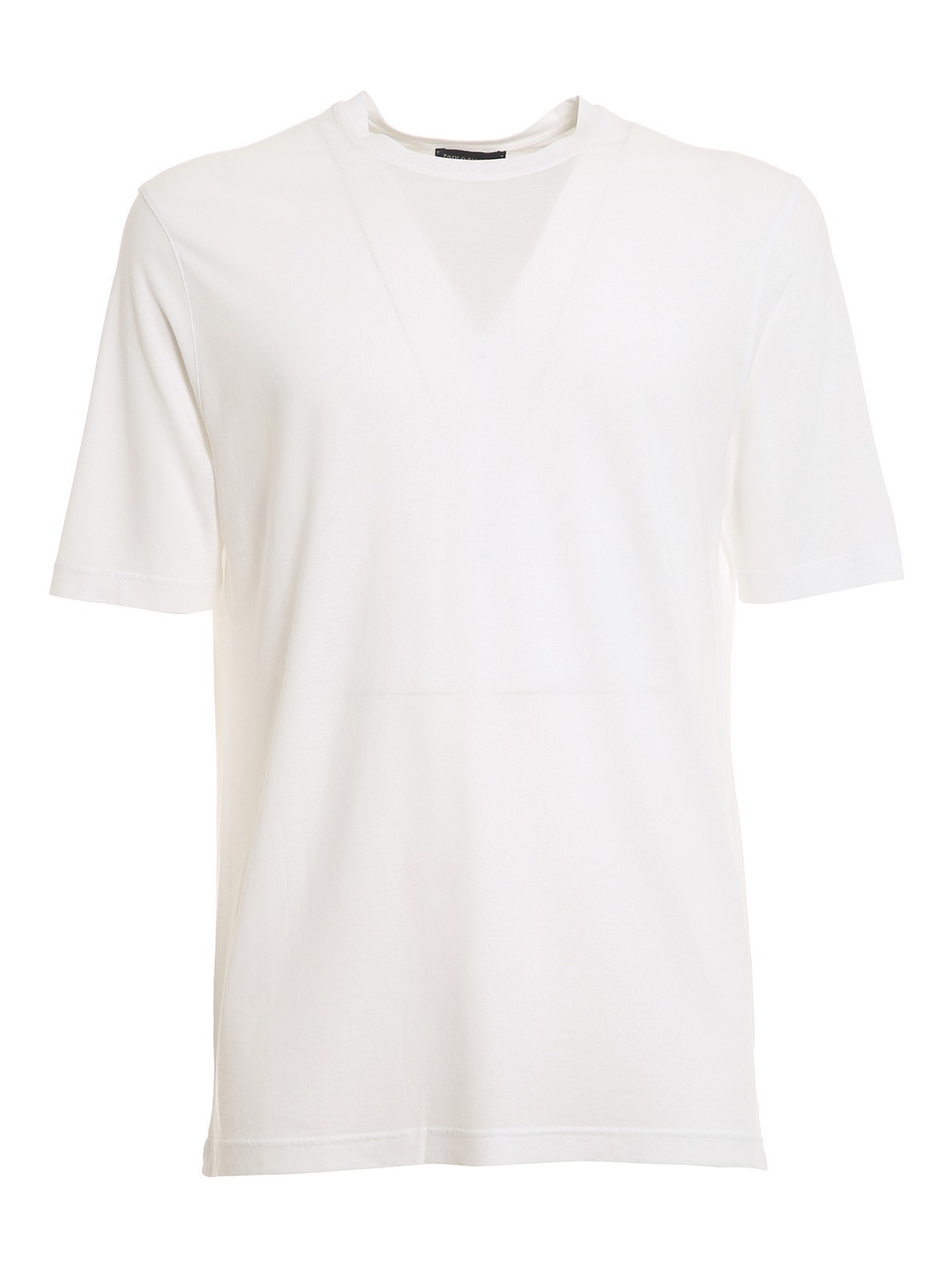 Paolo Fiorillo Cotton Crepe T-shirt In White