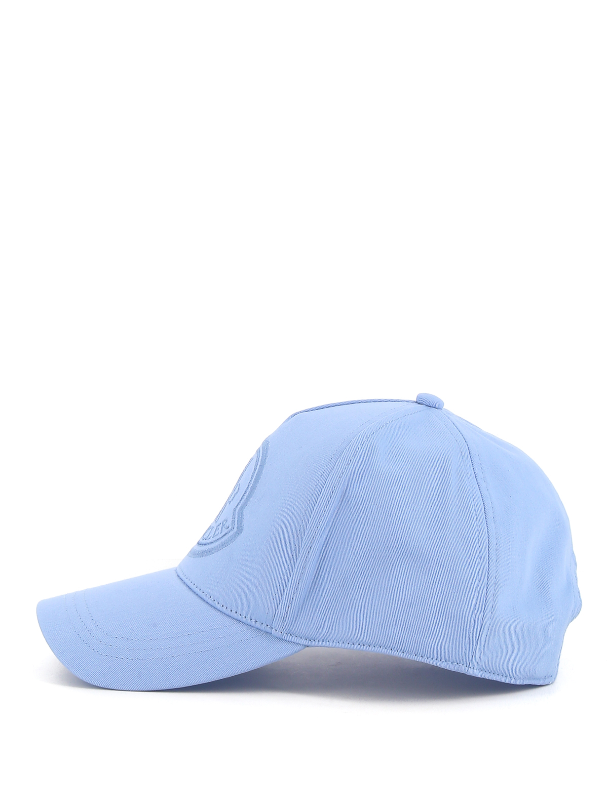 Moncler baby blue Embroidered baseball Cap Moncler Logo embroidery baseball cap - Light Blue  main image 2