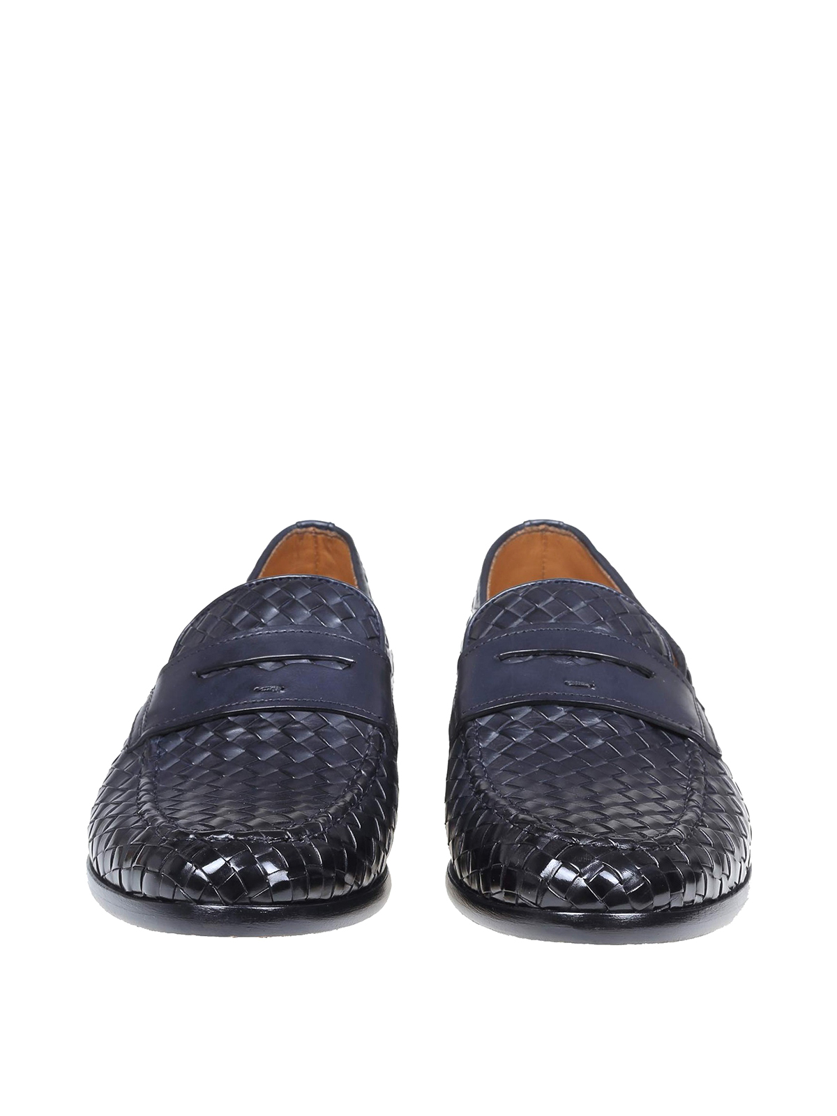 Doucal's leather penny loafers - Brown