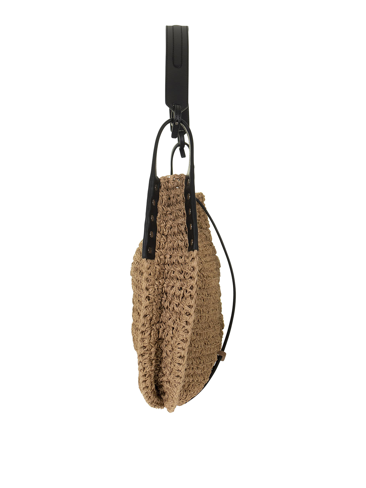 Fleming Raffia Bucket Bag