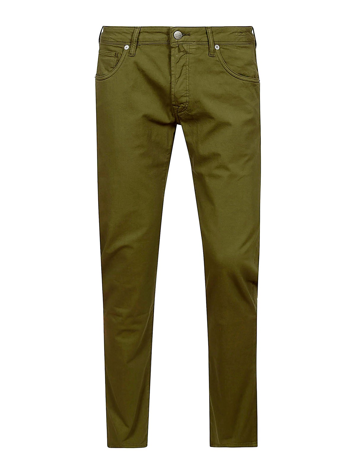 Incotex Jeans Style Trousers In Green