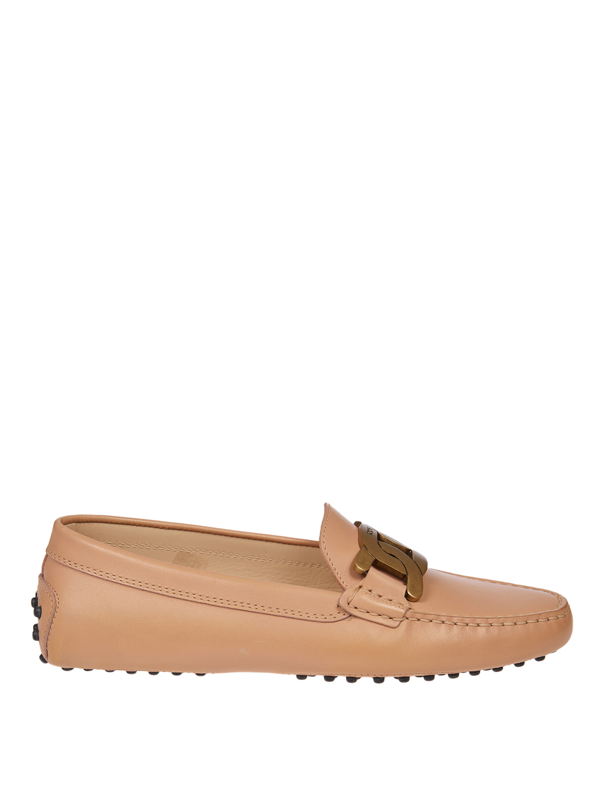Tod's Chain Detailed Loafers In Color Carne Y Neutral