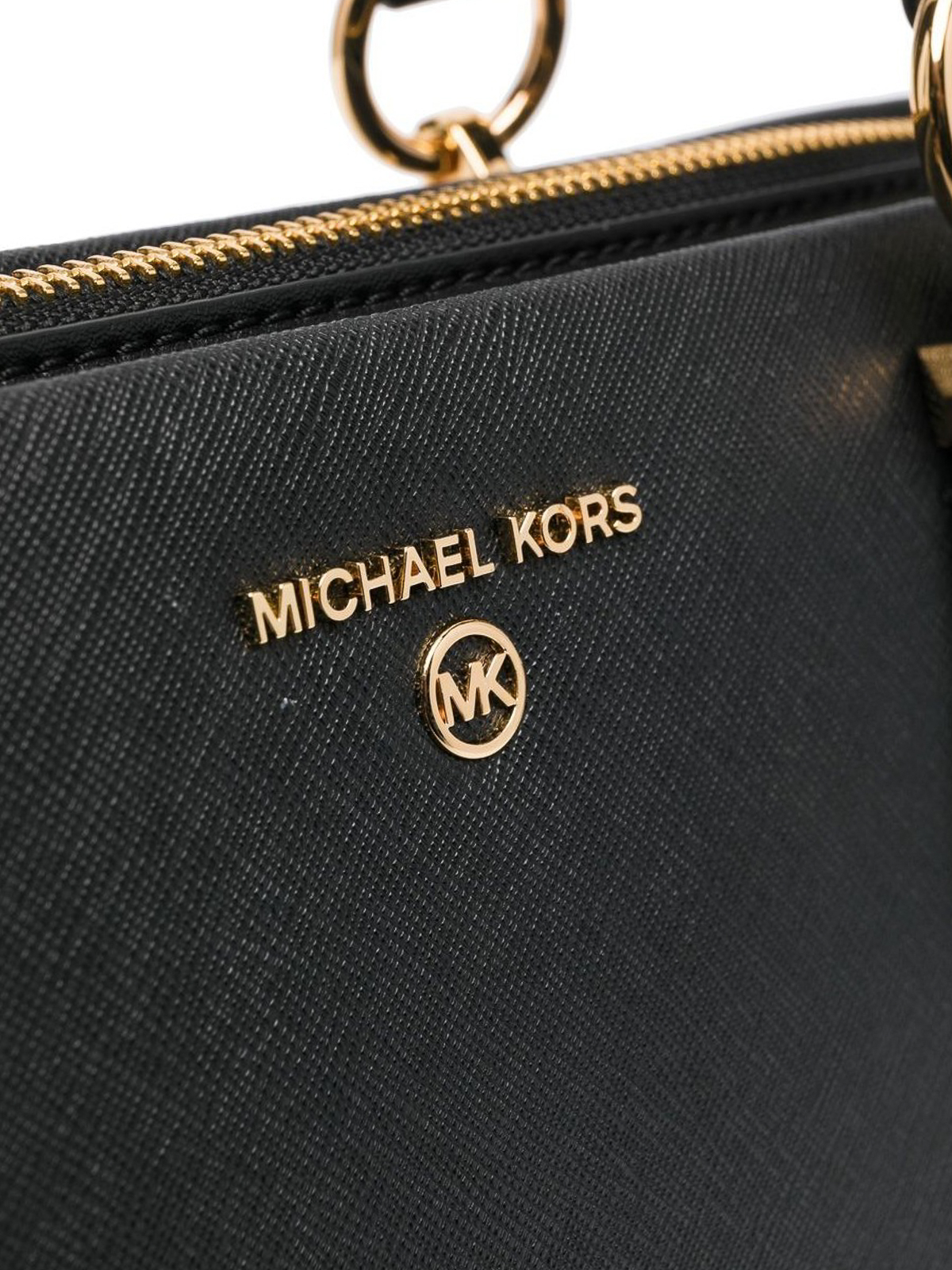 Shop Michael Kors Marilyn Tote In Black