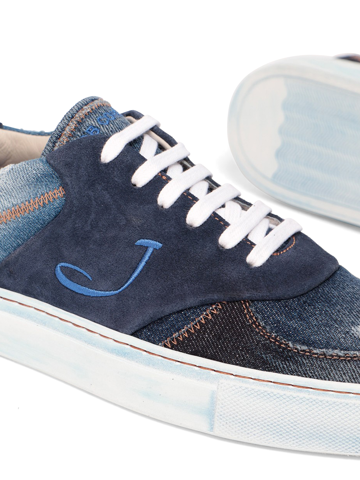 Jacob Cohen Vintage effect loafers - Blue | JSM4090020JCC850