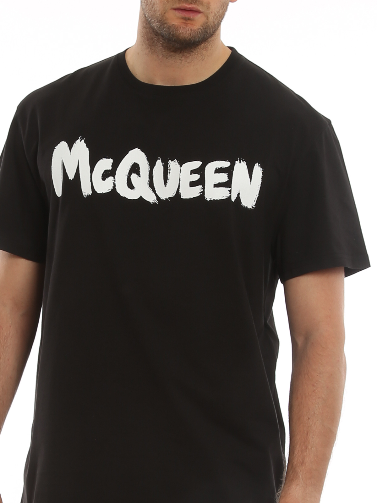 Shop Alexander Mcqueen Camiseta - Negro