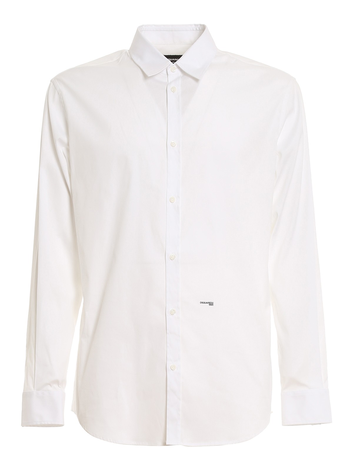 Dsquared2 Camisa - Relaxed Dan In Blanco